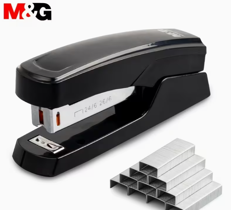 M&G 24/6 & 26/6  D1 Metal Stapler – Heavy-Duty Office & School Stapler, Durable Desktop Stapler High Capacity