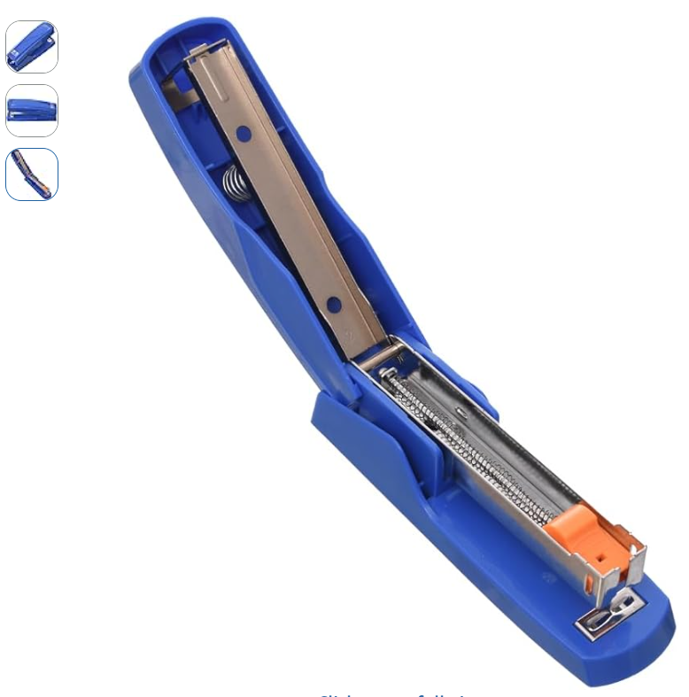 M&G 24/6 & 26/6  D1 Metal Stapler – Heavy-Duty Office & School Stapler, Durable Desktop Stapler High Capacity