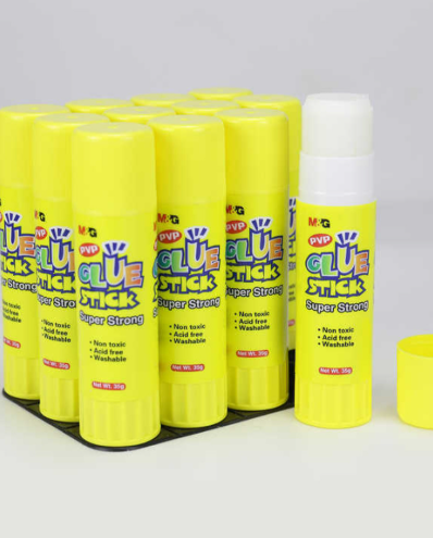 M&G Super Strong Glue Stick 35g, ASG97178 High-Adhesive PVP Glue for Office, School & Home – Large Heavy Duty Paper Glue, Non-Toxic & Washable (ASG97178).