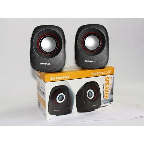 Lenovo IdeaPad 510 External Laptop Speakers – USB Powered Stereo Bass Speakers, Plug & Play Desktop & Laptop Audio Output System