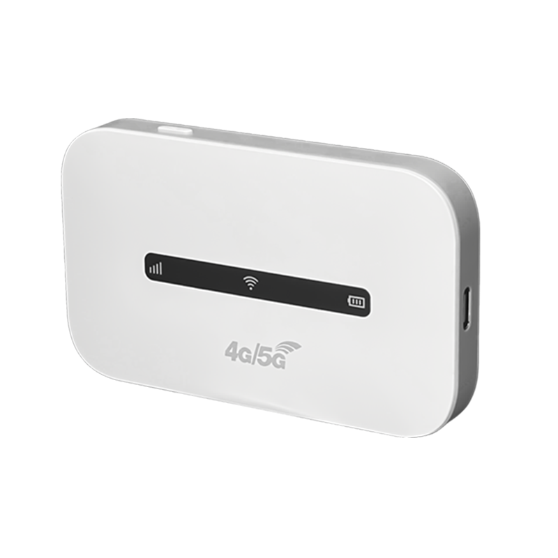 Wireless 5G+ LTE Portable Mobile Wi-Fi MiFi Router High-Speed Hotspot Device with Multi-Device Support and Rechargeable Battery