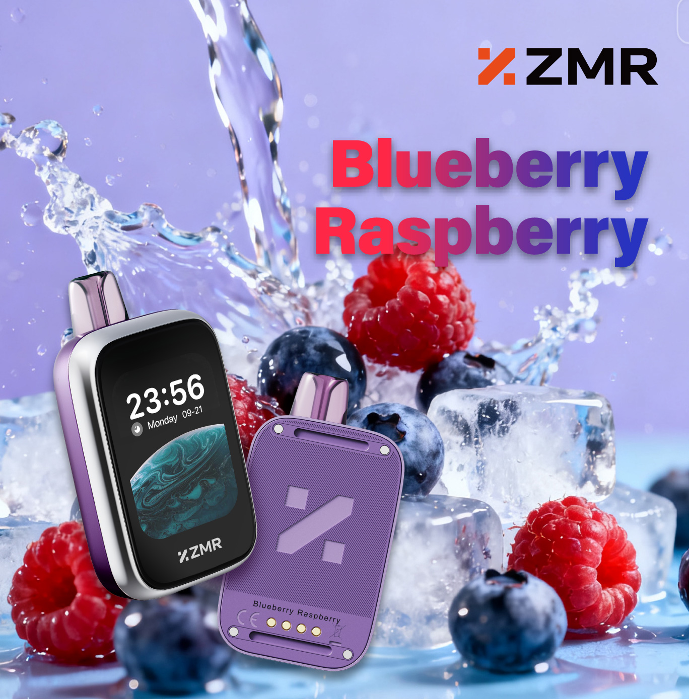 Blueberry Raspberry ZMR Touch Motor 30k puffs Prefilled Pods Fashion vape Nairobi Warehouse vape Shipping Great Price Vape Best Flavor Vape Pods