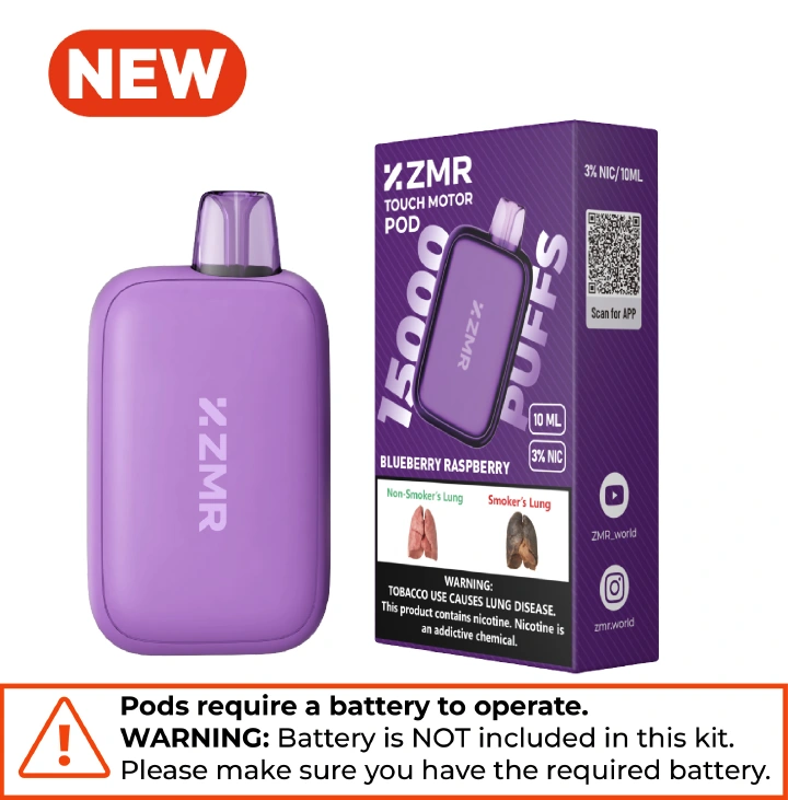 Blueberry Raspberry ZMR Touch Motor 30k puffs Prefilled Pods Fashion vape Nairobi Warehouse vape Shipping Great Price Vape Best Flavor Vape Pods