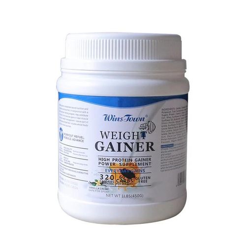 Wins Town Weight Gainer Protein Powder 450g – Super Effective Weight Gain Supplement for Muscle Mass & Strength