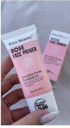 Kiss Beauty Rose Makeup Primer 35ml – Hydrating, Pore Blurring, Long-Lasting Base
