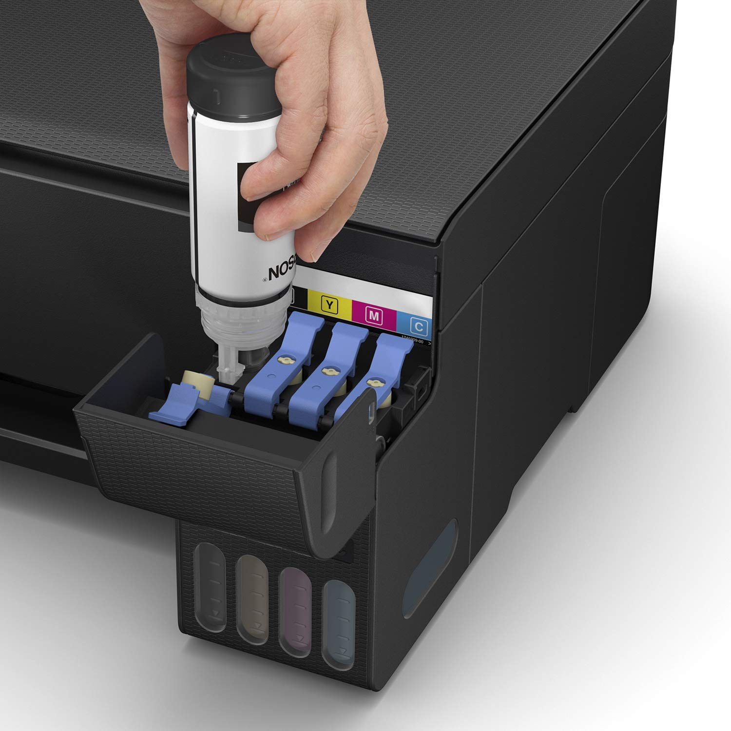 {With inks} Brand New Epson Office Printer | Epson L3250 ECOTANK Printer Black in Color, Print, Scan, Copy and Wireless| All in one Office Printer | Portable and Easy to Install and Print
