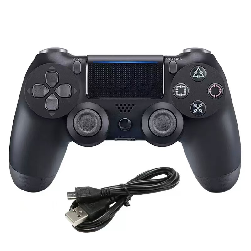 Wireless P4 game controller, Bluetooth P4 controller, vibration P4 controller game controller, for connecting to PC or computer use.