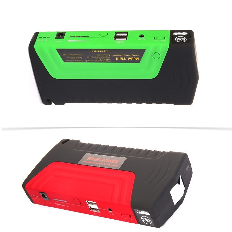 Portable 12V Car Jump Starter Emergency Power Supply With Air Compressor USB Power Bank LED Light Safety Hammer Booster Battery Pack For Petrol Diesel Cars Roadside Emergency Kit