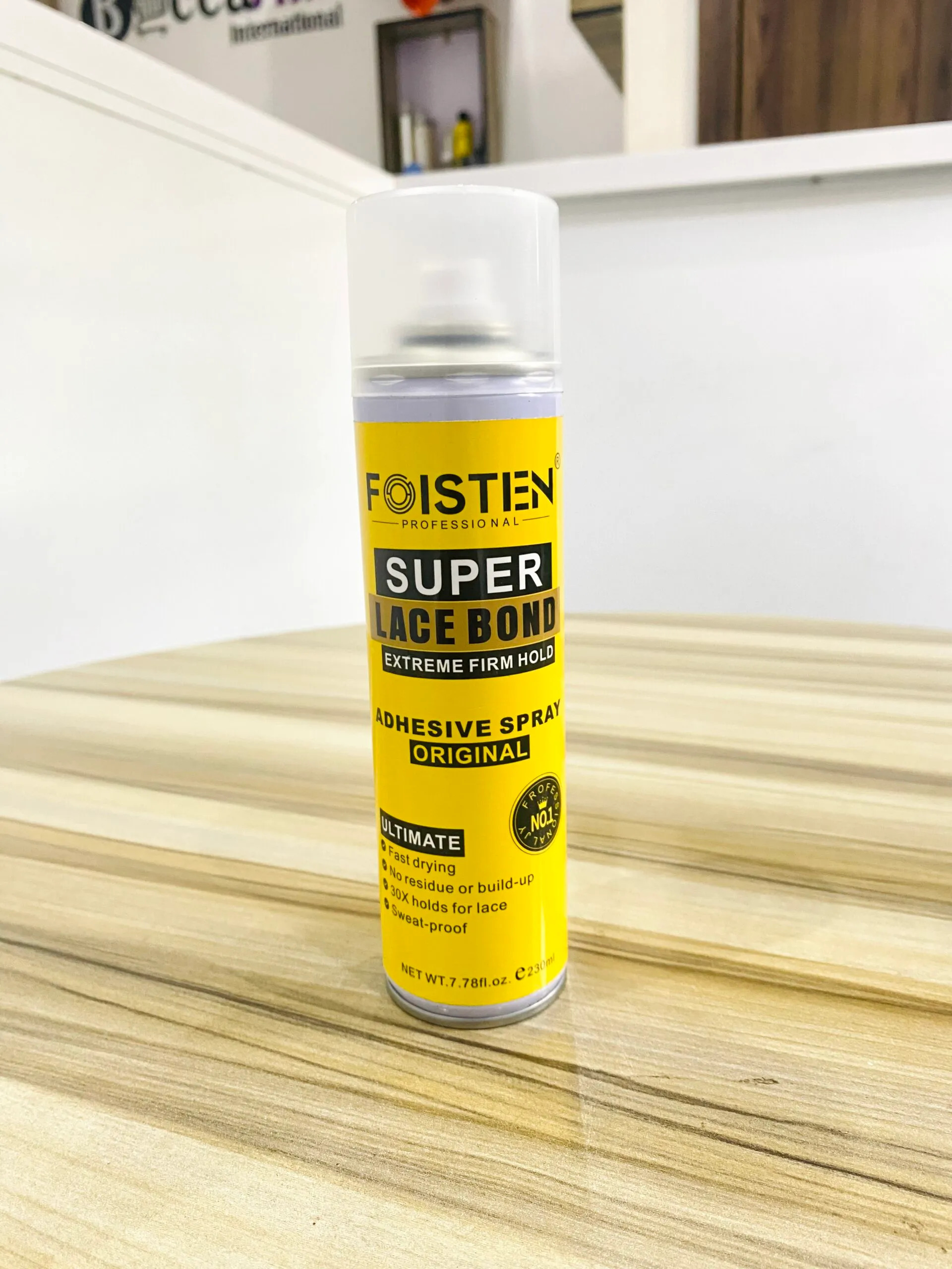 Foisten Original Super Lace Bond 2 Pack Strong Hold Adhesive Glue Waterproof Sweat Resistant Lace Wig Glue Long Lasting Invisible Hold Hair System Adhesive for Wigs Toupees Daily Use