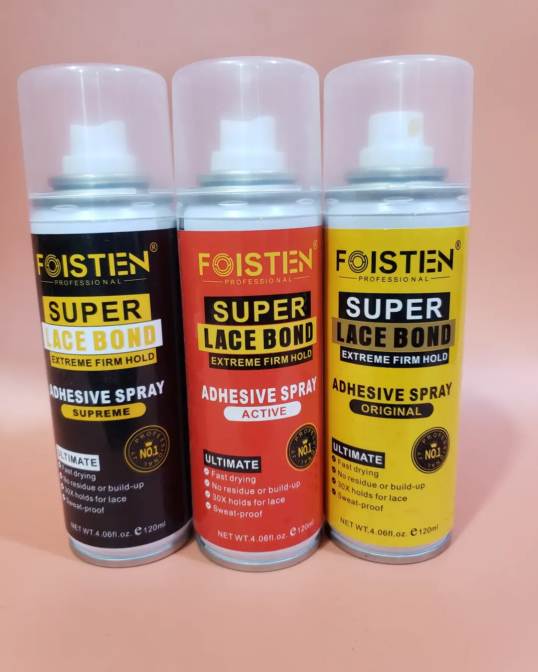 Foisten Lace Melting Spray Red Strong Hold Wig Adhesive Spray For Lace Front Wigs Fast Drying Waterproof Sweat Resistant Long Lasting Hairline Melt Spray Easy Apply For Women Professional Use 230ml