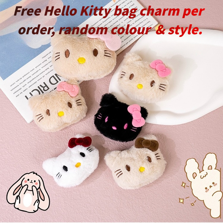 Hello Kitty Ladies Shoulder Bag Canvas Tote Bag Reusable Large Capacity  for Women & Students Casual Daily Use