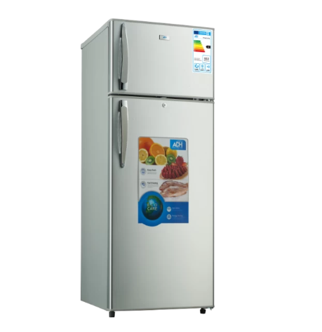 BCD-275 Double Door Top Freezer Refrigerator – 275L Total Capacity (190L Fridge/85L Freezer), High-Efficiency Compressor, Energy Saving & Low Noise with Security Door Lock & Keys