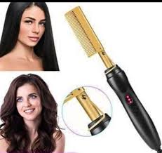 GOLDEN ELECTRIC HOT COMB HAIR STRAIGHTENER.(3 IN 1)