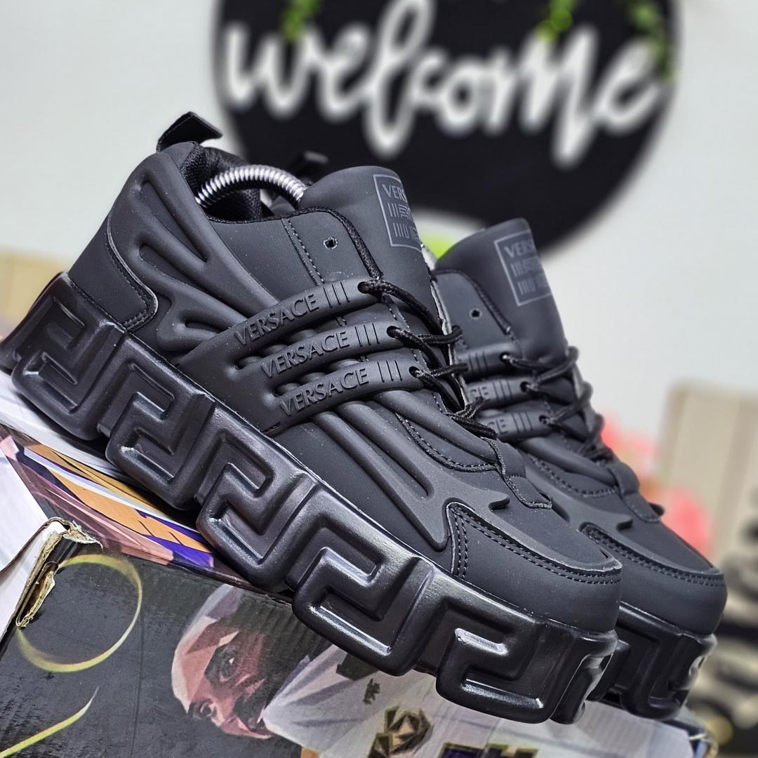 ✅Versachi  Unisex Sneakers  | Designer Inspired Luxury Kicks | 4 Colors Black Green Red White | Sizes EU 40 41 42 43 44 45