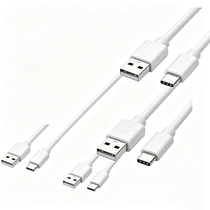 USB Type-C Fast Charging Cable 1m - Fast Charge Data Sync Cord for Android Smartphones Tablets Power Banks - Durable Nylon Braided