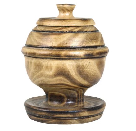 Sugar Dish ! Rustic Wooden Sugar Bowl – Handcrafted Natural Wood Container with Lid for Kitchen & Dining SugarDish