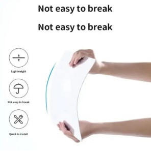 40×60 Peel & Stick Wall Mirror – Oval & Rectangular Modern Home Décor Mirror Peel and Stick Unbreakable Mirror - Shatterproof Lightweight Wall Mirror with Adhesive Backing for Home, Bathroom, Cabinet,