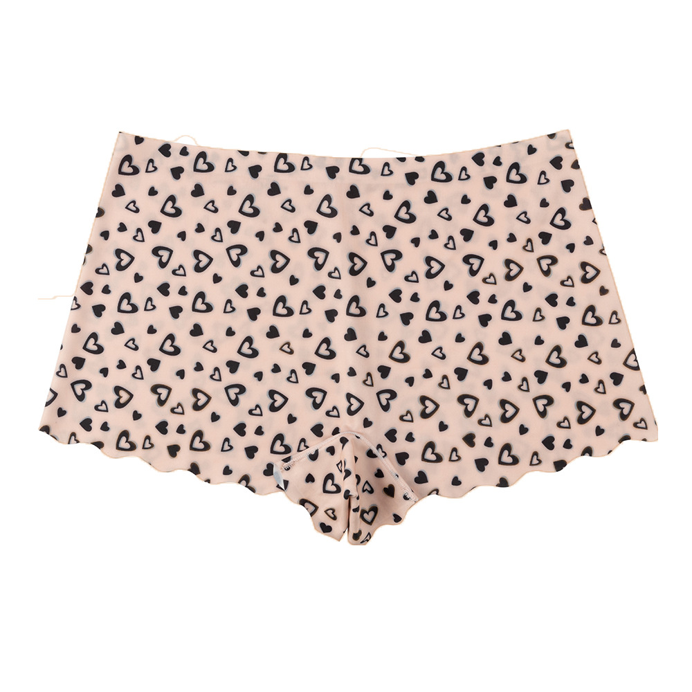 Good Quality Sexy Women's LEOPARD Seamless Underwear Thongs Panties Assorted Lace Shorts Boxer Splice G-string Invisible briefs UnderwearPanties Leopard Print Ice Silk Hollow-out Triangle Panties M140