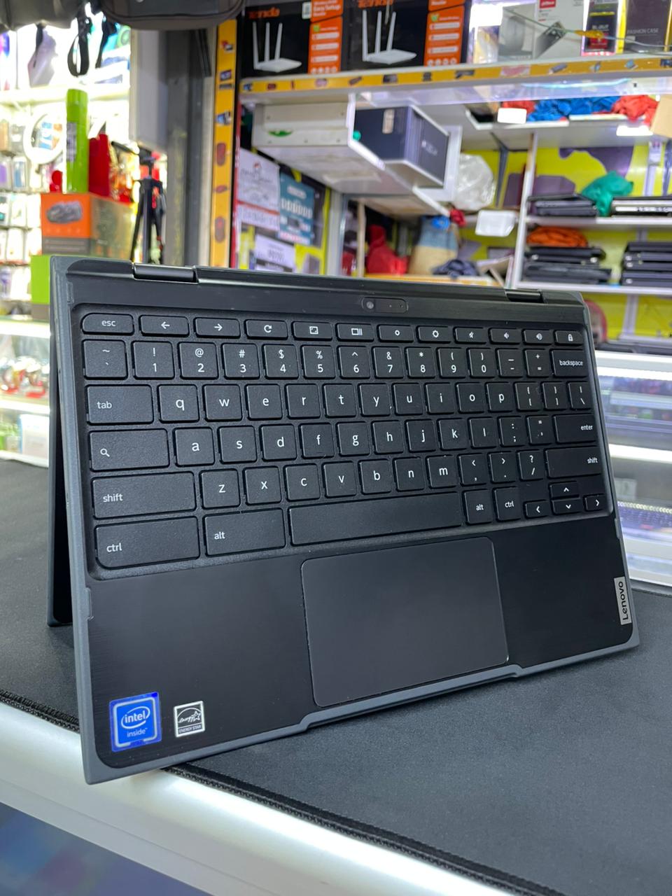 LENOVO CHROMEBOOK 500E 2-IN-1 TOUCHSCREEN LAPTOP WITH 4GB RAM, 64GB STORAGE, CHROME OS, 360° X360 CONVERTIBLE HINGE, BUILT-IN STYLUS PEN, DURABLE DESIGN, FAST PERFORMANCE, LONG BATTERY LIFE,.