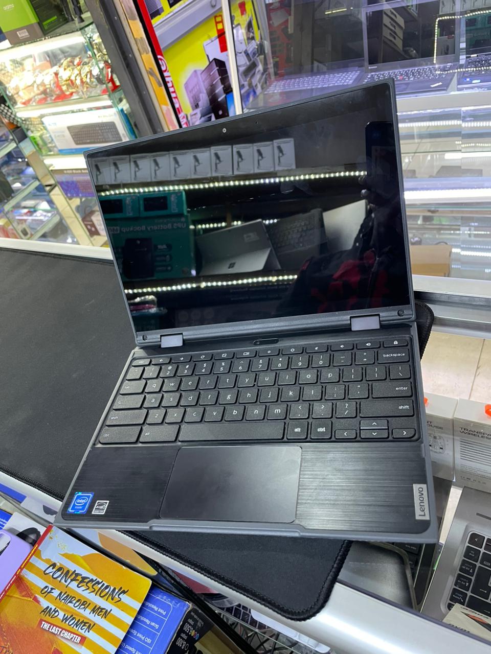 LENOVO CHROMEBOOK 500E 2-IN-1 TOUCHSCREEN LAPTOP WITH 4GB RAM, 64GB STORAGE, CHROME OS, 360° X360 CONVERTIBLE HINGE, BUILT-IN STYLUS PEN, DURABLE DESIGN, FAST PERFORMANCE, LONG BATTERY LIFE,.