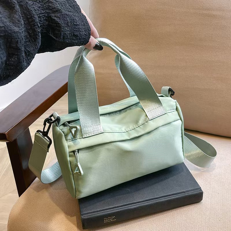 New Multi-Purpose Women's Small Cloth Bag Single-Shoulder Crossbody Handbag Large-Capacity Casual Nylon Fabric Zipper Cloth Bag