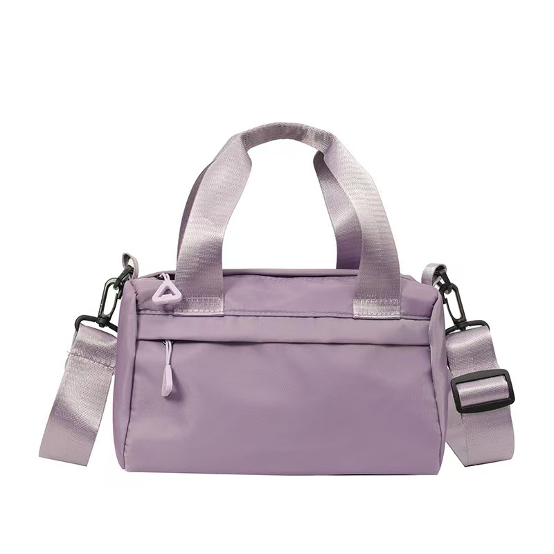 New Multi-Purpose Women's Small Cloth Bag Single-Shoulder Crossbody Handbag Large-Capacity Casual Nylon Fabric Zipper Cloth Bag