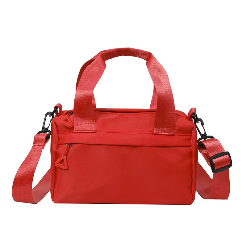 New Multi-Purpose Women's Small Cloth Bag Single-Shoulder Crossbody Handbag Large-Capacity Casual Nylon Fabric Zipper Cloth Bag