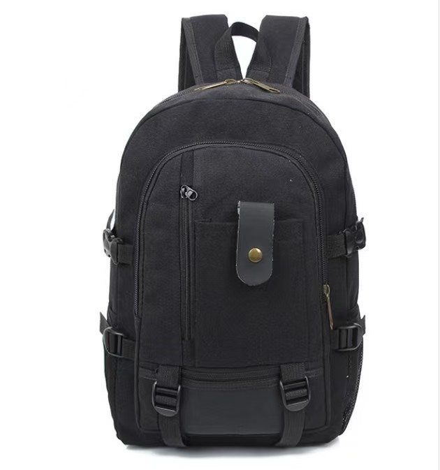 New Korean-Style Double-Shoulder Bag - Casual Travel Canvas Backpack - Large Capacity Student Schoolbag - Computer Travel bag