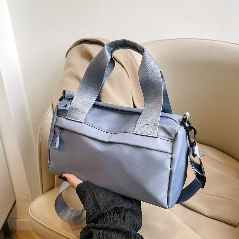 New Multi-Purpose Women's Small Cloth Bag Single-Shoulder Crossbody Handbag Large-Capacity Casual Nylon Fabric Zipper Cloth Bag