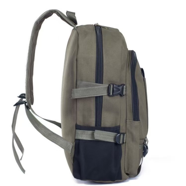 New Korean-Style Double-Shoulder Bag - Casual Travel Canvas Backpack - Large Capacity Student Schoolbag - Computer Travel bag