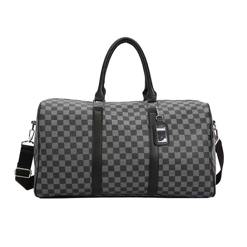 Travel Bag - Large Capacity Single-Shoulder Backpack For Men And Women Business Handbag Soft Leather Luggage Bag Sports And Fitness Bag