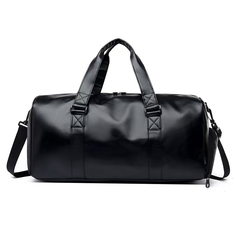 Travel Bag - Large Capacity Single-Shoulder Backpack For Men And Women Business Handbag Soft Leather Luggage Bag Sports And Fitness Bag