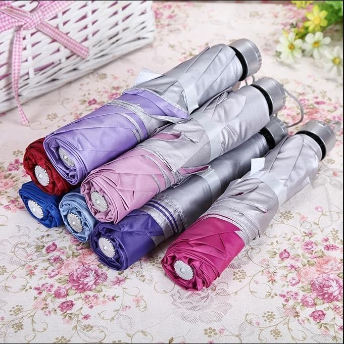 Pocket Mini Umbrella – Lightweight Compact Travel Umbrella, Windproof & Durable Foldable Design, Easy to Carry in Any Bag, UV Sun Protection & Rain Shield for All Weather Use Anywhere Anytime