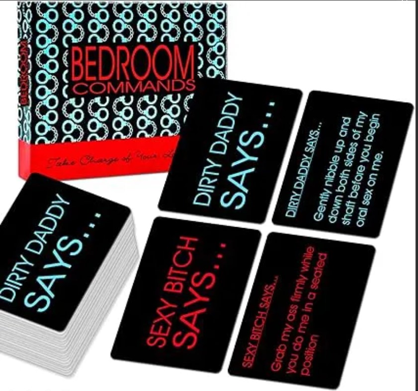 Couples Relationship Challenge Bedroom Commands Card Game – Romantic Strategy & Connection Game for Adults, Fun Date Night Activity, Interactive Couple Gift for Communication,