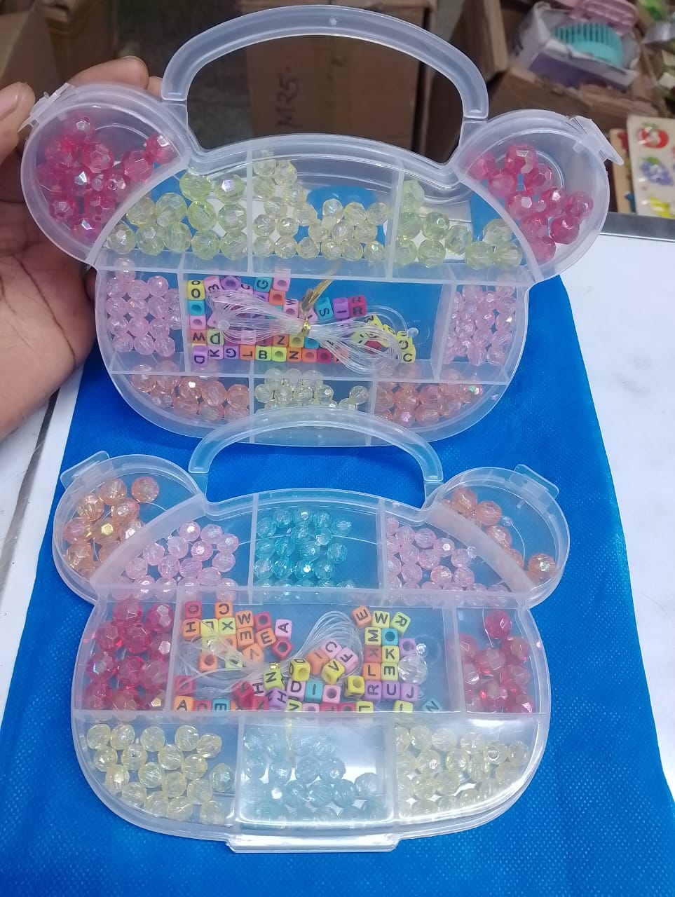 Kids Beads Jewelry Making Kit – Creative DIY Necklace & Bracelet Craft Set, Colorful Beads Handmade Jewelry Toy for Girls, Arts & Crafts Activity for Imagination, Fine Motor Skills & Creative Play
