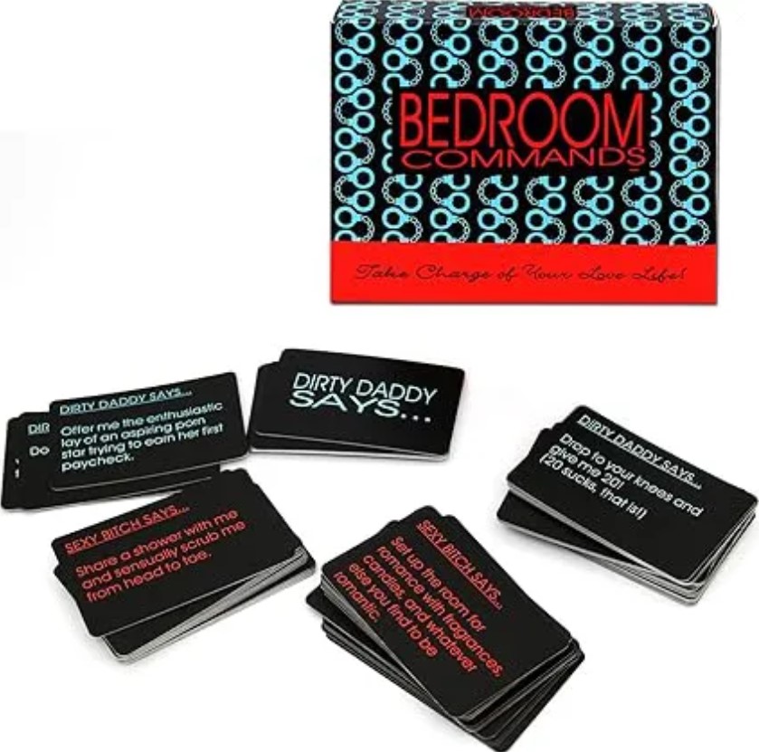 Couples Relationship Challenge Bedroom Commands Card Game – Romantic Strategy & Connection Game for Adults, Fun Date Night Activity, Interactive Couple Gift for Communication,