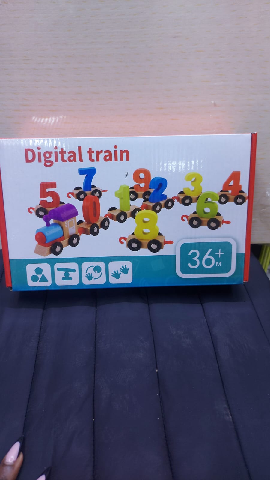 Digital Train Learning Toy for Kids – Interactive Alphabet & Number Educational Train, Lights & Music Learning Toy for Toddlers, Early Language & Math Development, Engaging Montessori-Inspired Teachin