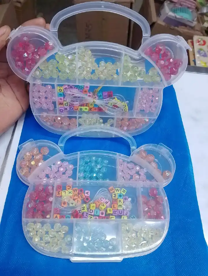 Kids Beads Jewelry Making Kit – Creative DIY Necklace & Bracelet Craft Set, Colorful Beads Handmade Jewelry Toy for Girls, Arts & Crafts Activity for Imagination, Fine Motor Skills & Creative Play