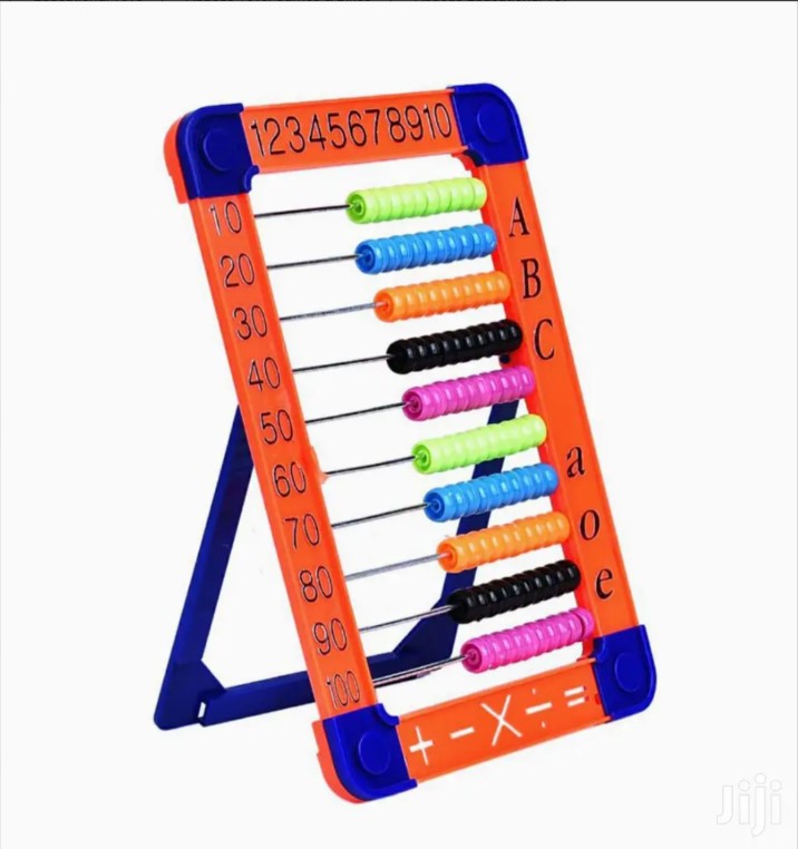 Plastic Abacus Educational Toy for Kids – Colorful Counting Beads Math Learning Frame, Early Education Montessori Teaching Tool for Numbers, Addition & Subtraction, Toddler Learning Aid for School