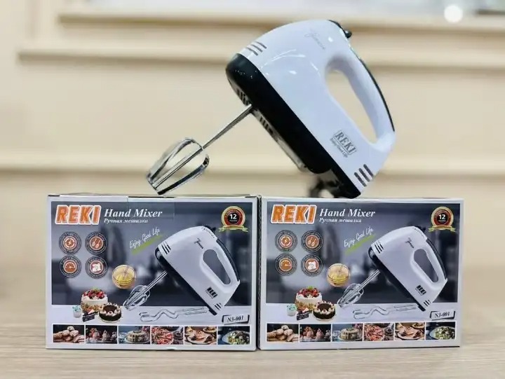 Electric Hand Mixer Reki Hand Egg Beater Automatic Mixer Machine Blender Whisk Kitchen Appliances