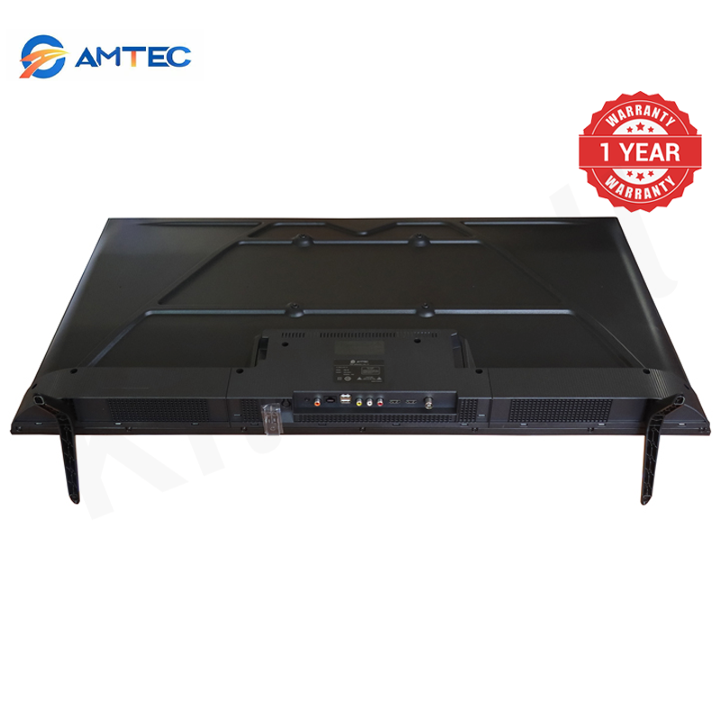 AMTEC 43L12S 43" Smart TV Frameless Full HD Android TV Bluetooth WiFi, App Store, Inbuilt Decoder 2HDMI 2USB Ports Support Netflix YouTube Google Play store Energy Saving LED Television