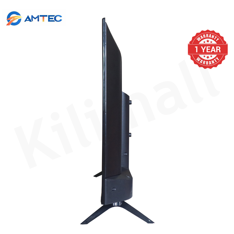 Amtec 32R1S 32" Smart TV Frameless HD Android TV LED Bluetooth WiFi Mirror Cast Inbuilt Decoder 3HDMI 2USB Port Quad Core 1GB+8GB Netflix YouTube Energy Saving Television