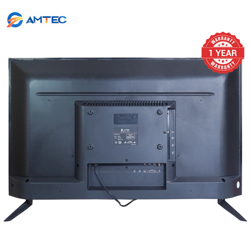 Amtec 32R1S 32" Smart TV Frameless HD Android TV LED Bluetooth WiFi Mirror Cast Inbuilt Decoder 3HDMI 2USB Port Quad Core 1GB+8GB Netflix YouTube Energy Saving Television