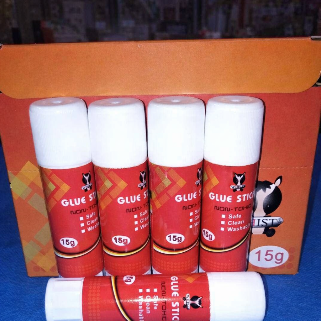 15g Glue Stick – Non-Toxic Washable Adhesive for Paper & Cardboard, School Craft & Office Supplies