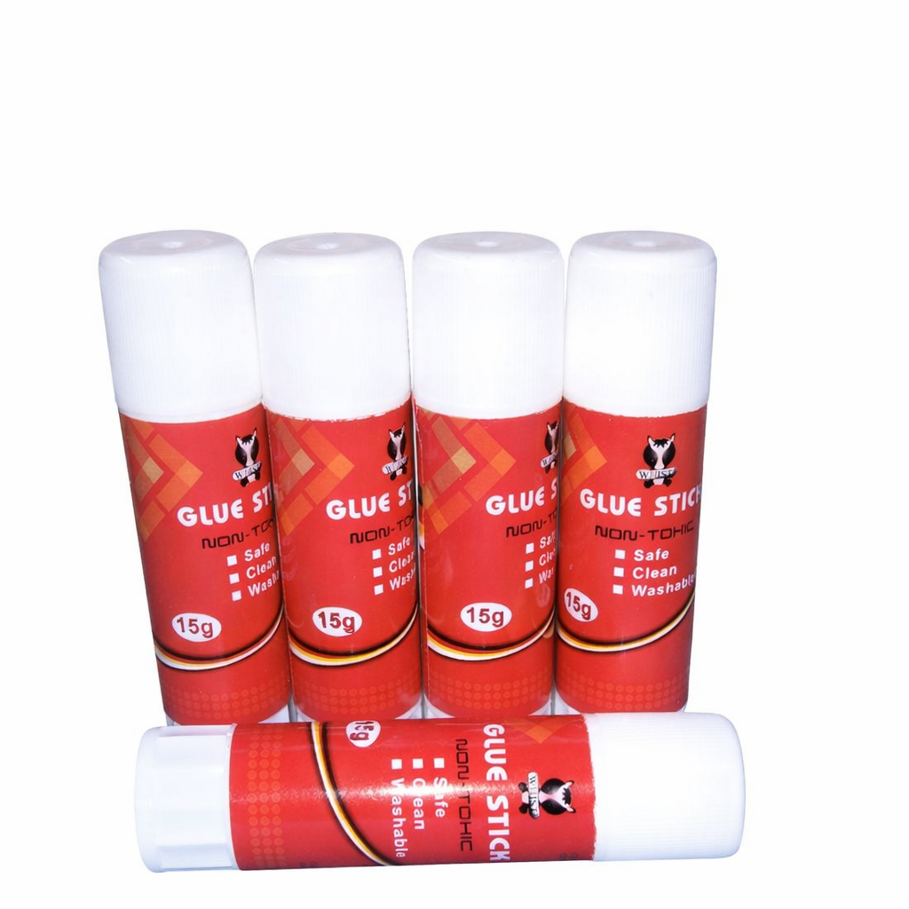 15g Glue Stick – Non-Toxic Washable Adhesive for Paper & Cardboard, School Craft & Office Supplies