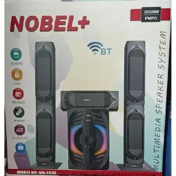 Nobel NB-2070 3.1ch Subwoofer 55,000W PMPO Multimedia Sub woofer speaker system Bluetooth