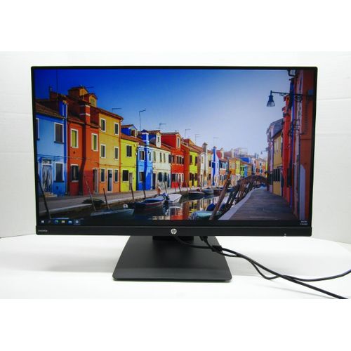 REFURBRISHED HP VH240a 23.8-Inch Full HD 1080p IPS LED Monitor with Built-In Speakers and VESA Mounting, Rotating Portrait & Landscape, Tilt, and HDMI & VGA Ports  - Black FREE POWER ADAPTER AND HDMI