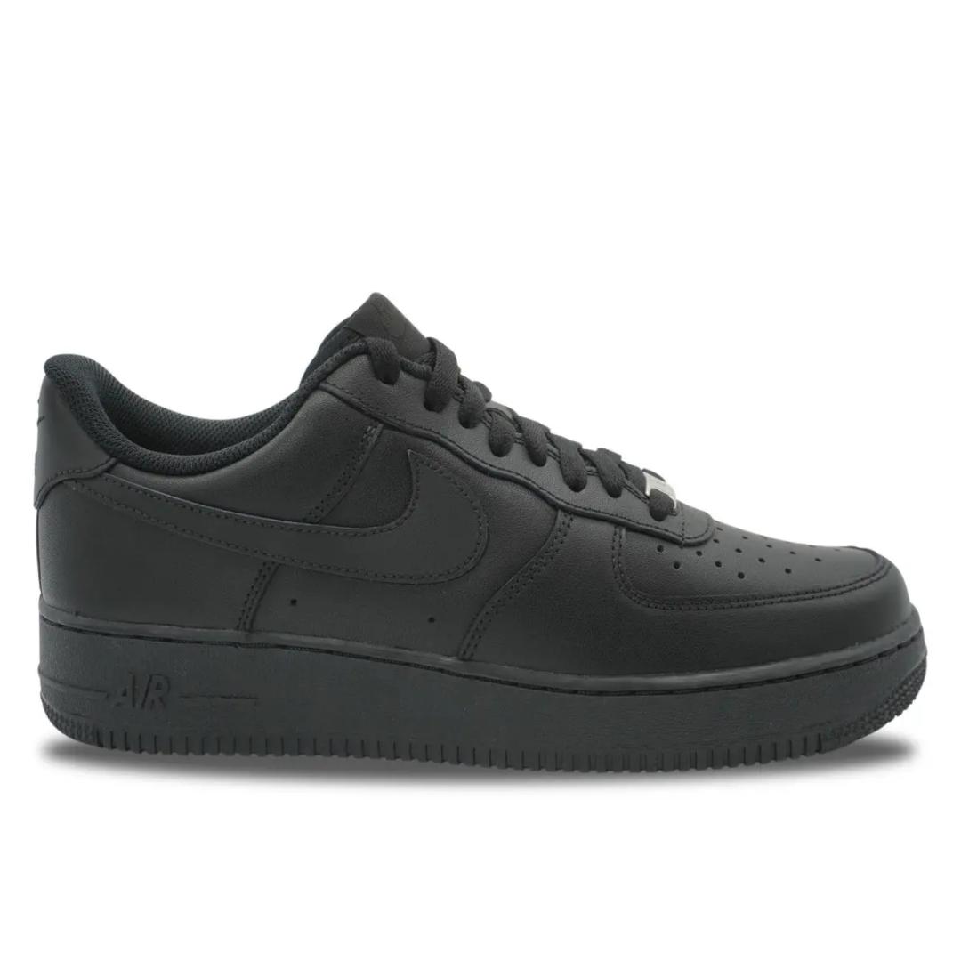 Airforce 1'07 Low White and Black Sneakers, Leather Airforce  Sneakers (Best Shop for Quality Sneakers, Boots, Oxfords and Shoes Accessories)