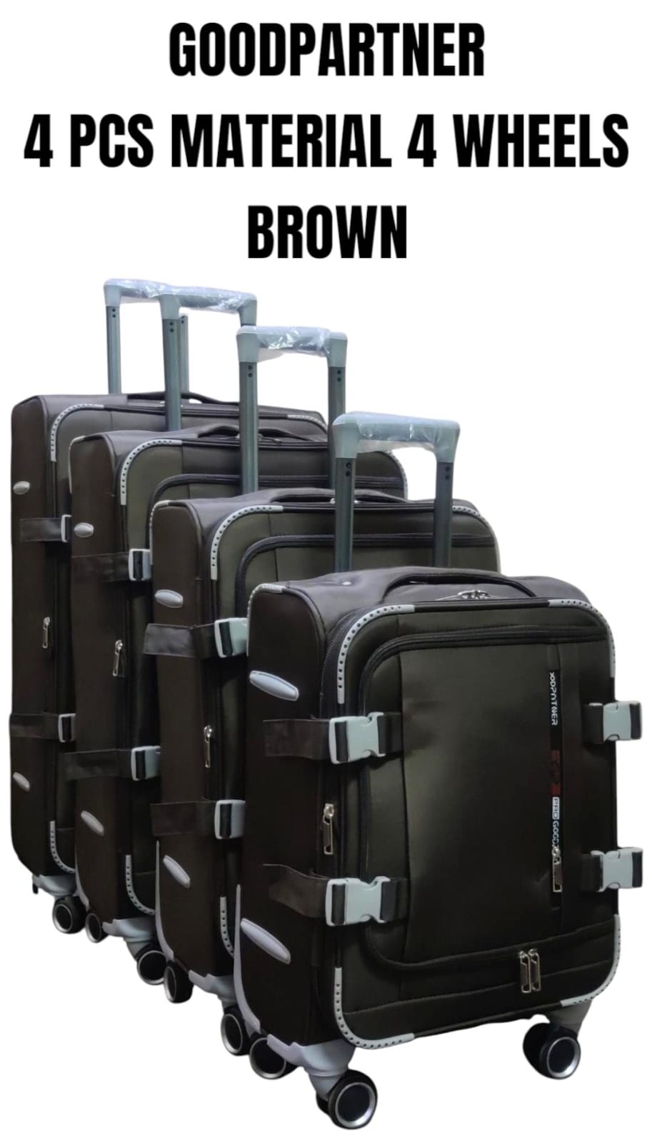 ✨ Goodpartner 4PCS Suitcase Set ✈️

Travel smart and stylish with the Goodpartner 4-piece suitcase set — designed for convenience, durability, and organized packing for every journey.

🌟 Includes 4 s