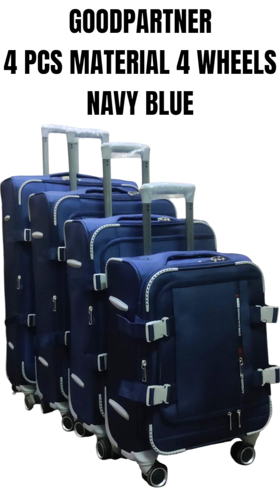 ✨ Goodpartner 4PCS Suitcase Set ✈️

Travel smart and stylish with the Goodpartner 4-piece suitcase set — designed for convenience, durability, and organized packing for every journey.

🌟 Includes 4 s